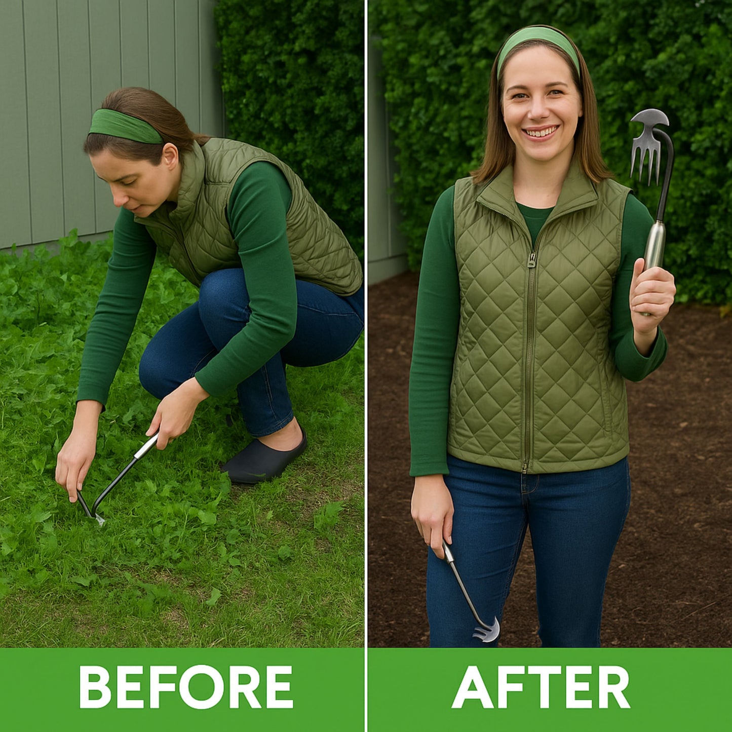 Better Gardens™ Weed Remover Rake