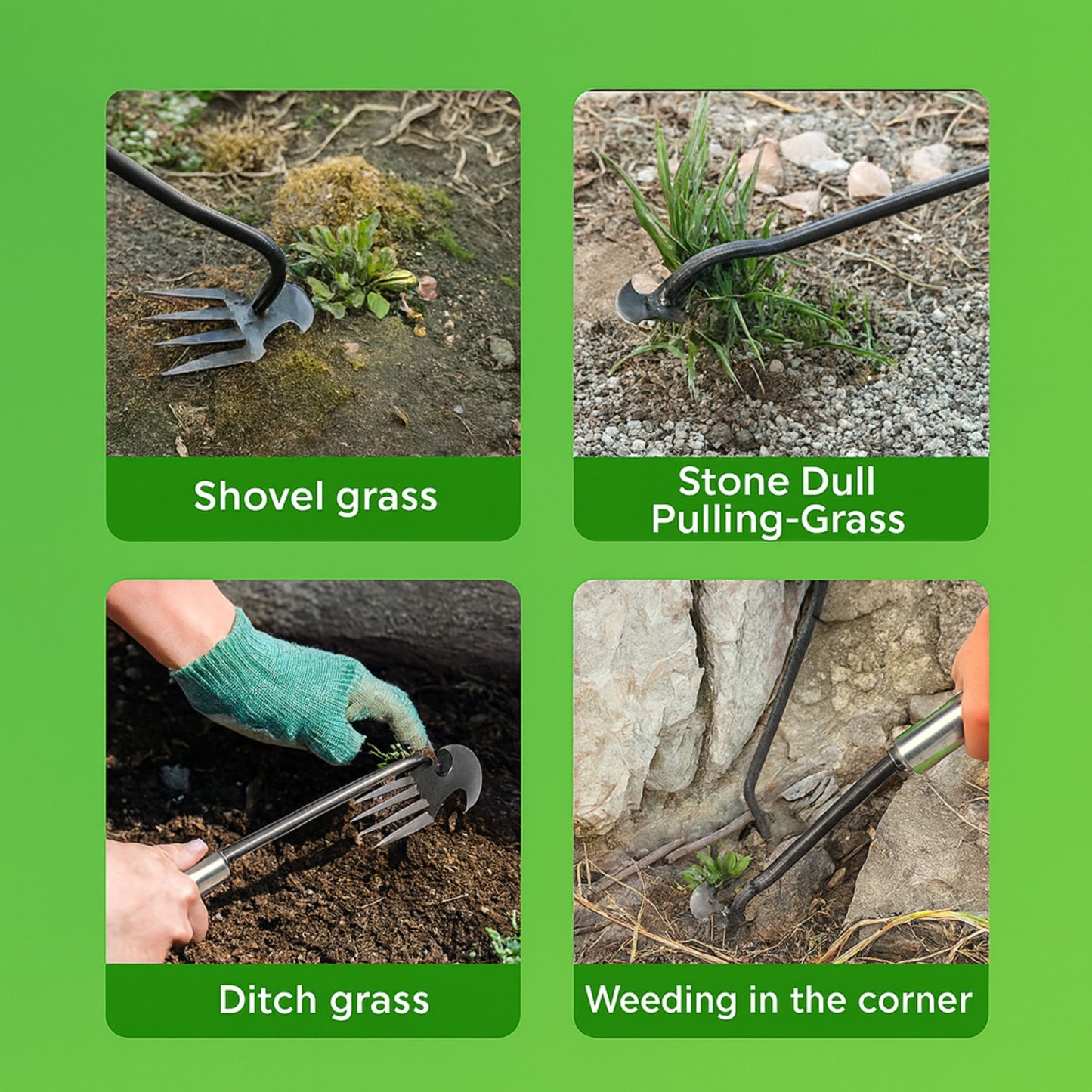 Better Gardens™ Weed Remover Rake