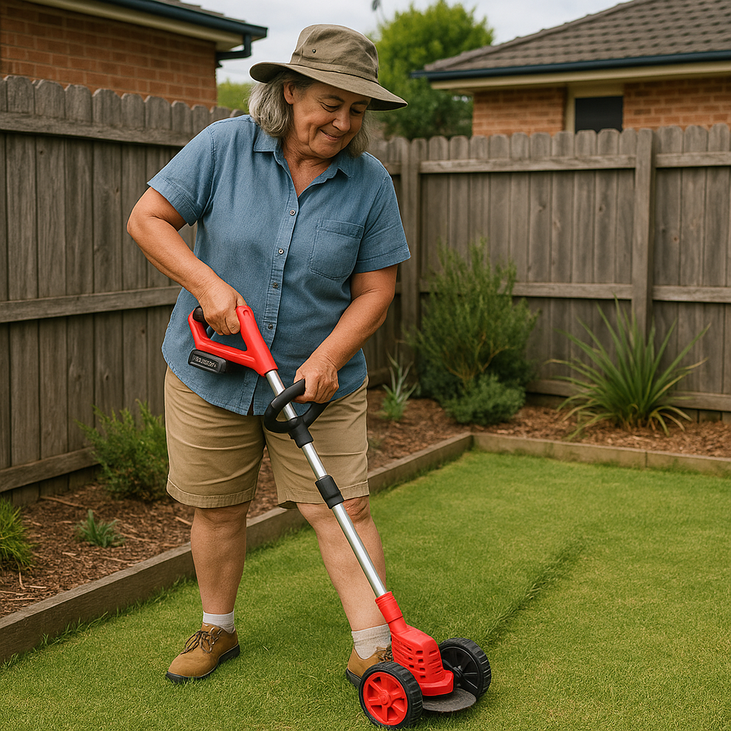 BetterGardens™ 3-in-1 Lawn Mower + 2 FREE Batteries & FULL Kit