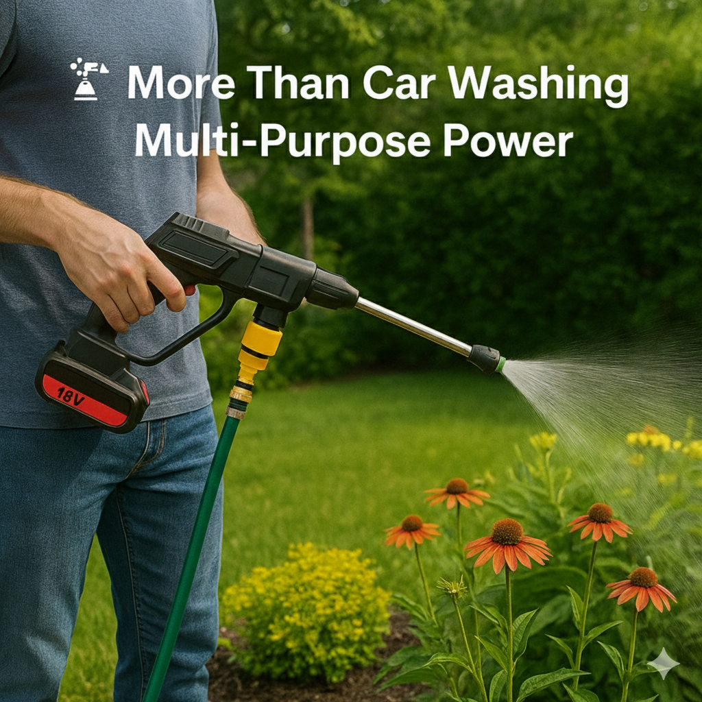 Better Gardens™ Pressure Washer Full Kit - Lightweight & Portable