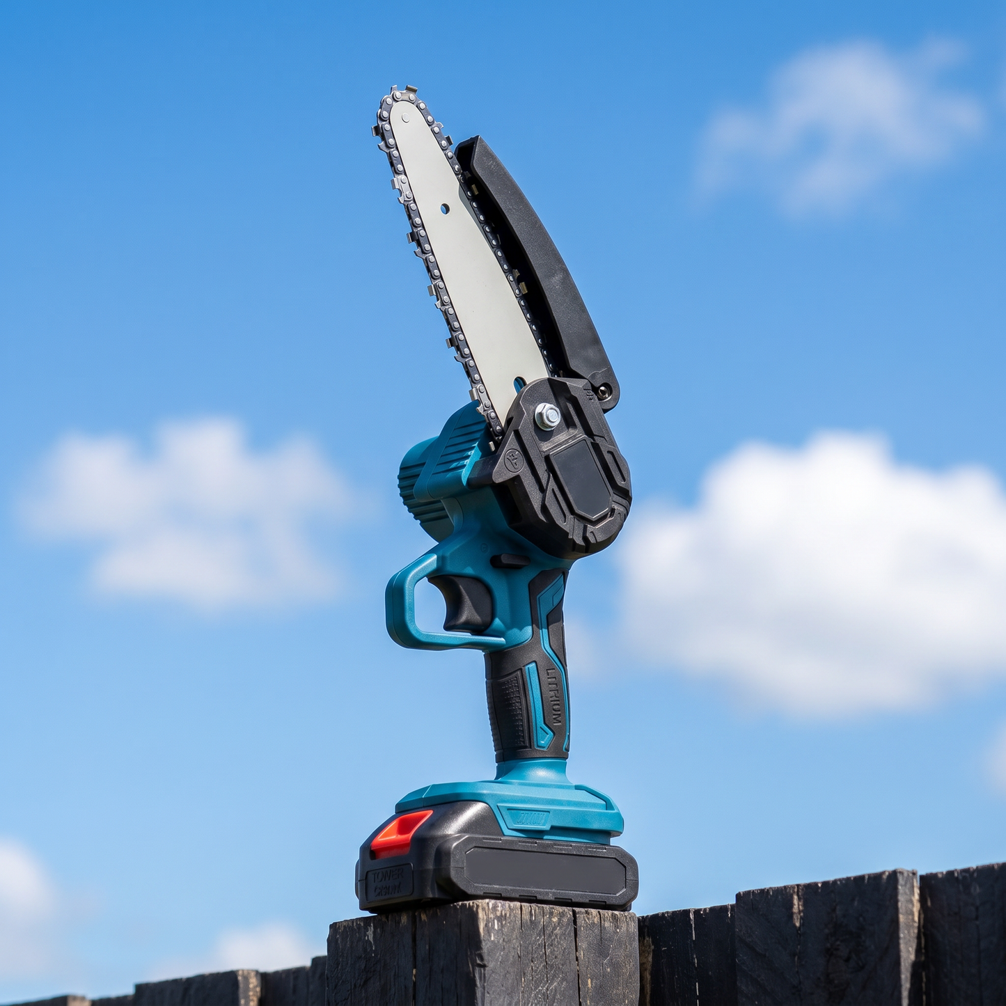BetterGardens™ 6” Lightweight Mini Chainsaw Kit + 2 Free Batteries