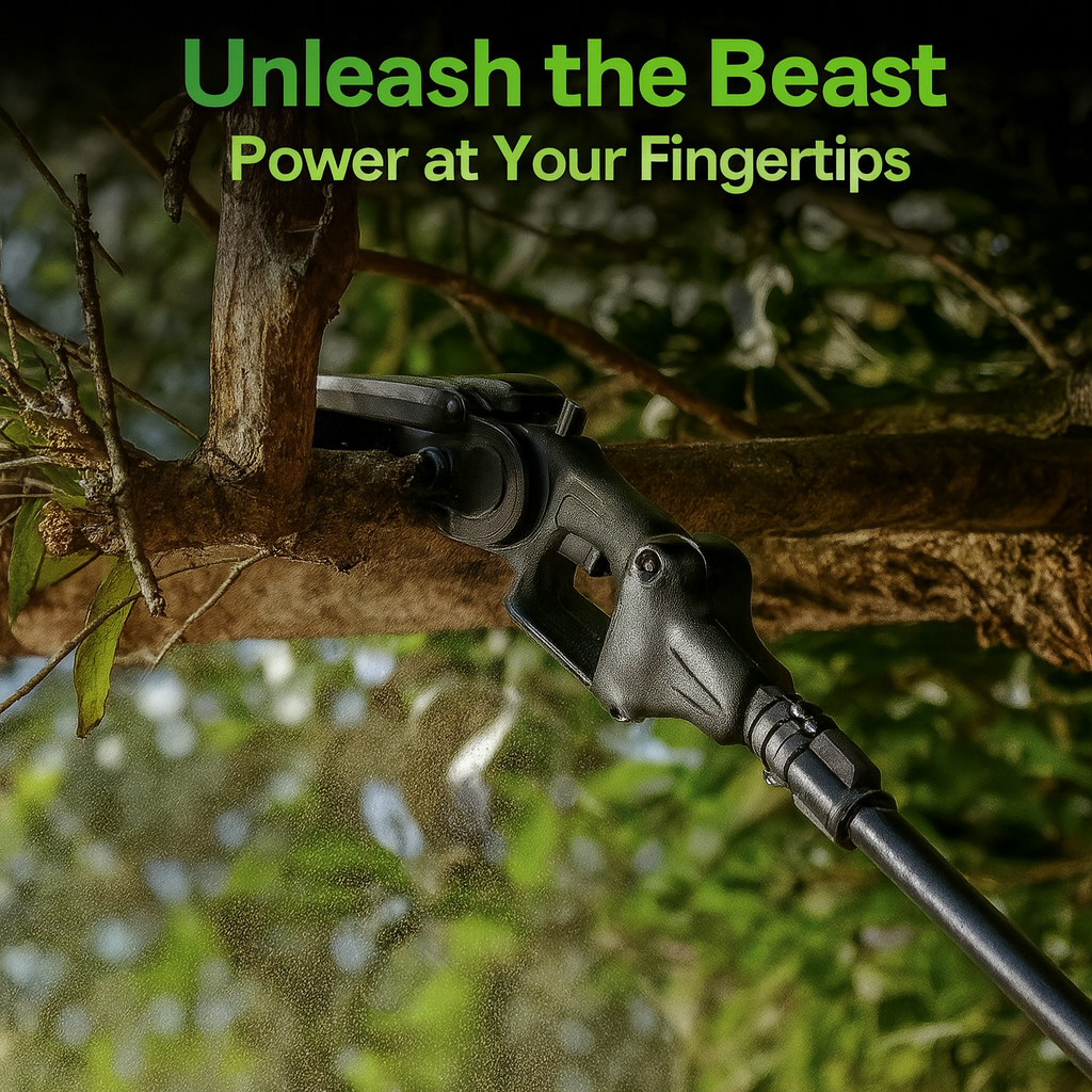 Better Gardens™ Extendable 2-in-1 Mini Chainsaw Kit + 2 FREE Batteries