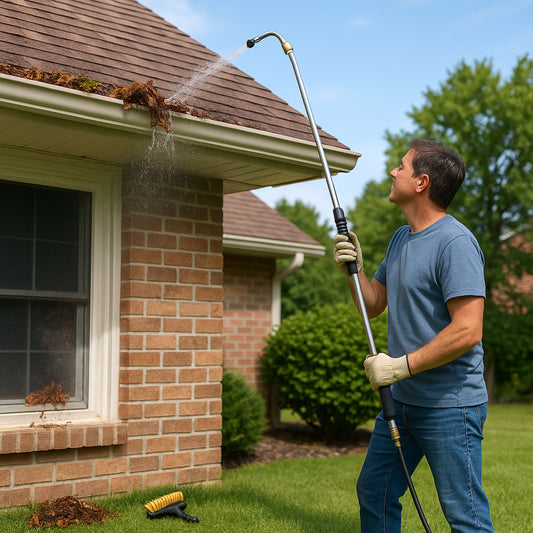 Better Gardens™ Telescopic Gutter Cleaner + FREE Brush