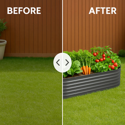 Better Gardens™ Galvanised Steel Raised Garden Bed