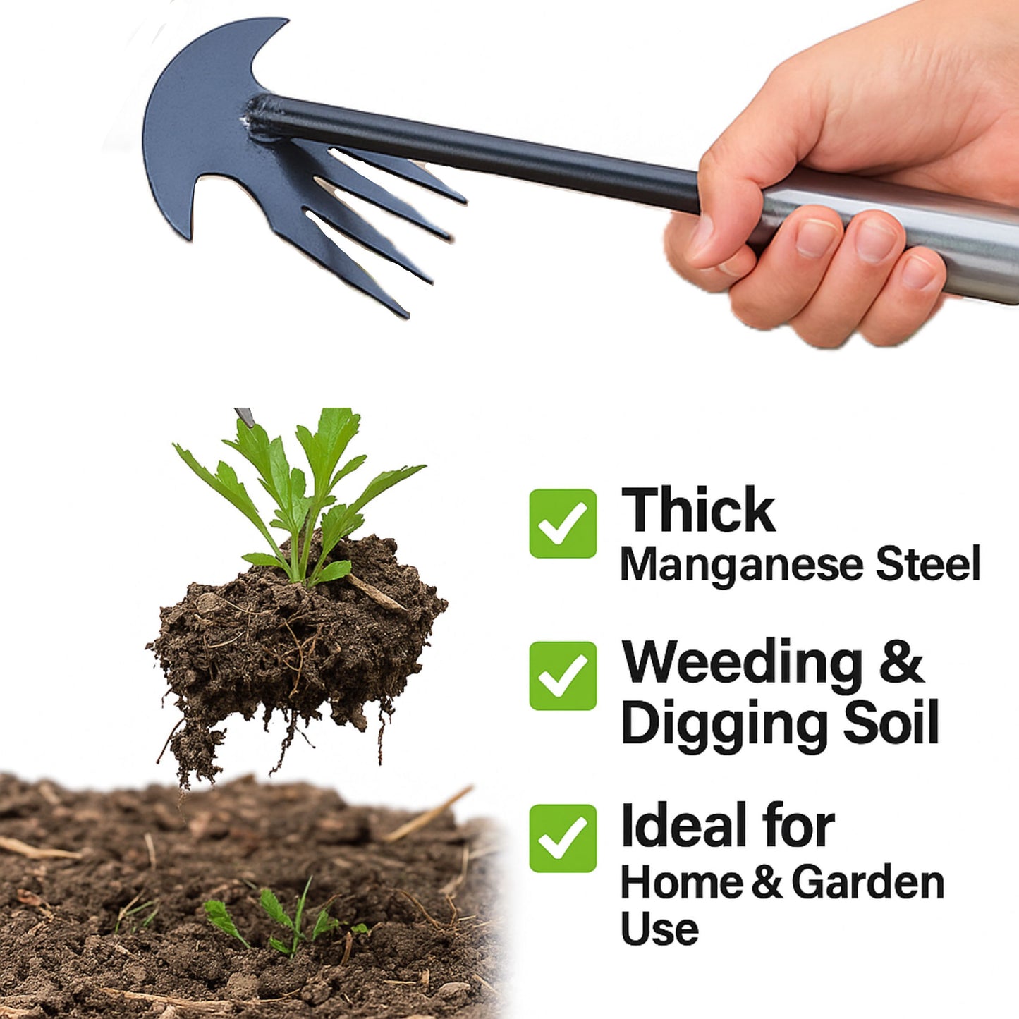 Better Gardens™ Weed Remover Rake