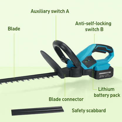 Better Gardens™ Lightweight Hedge Trimmer Full Kit