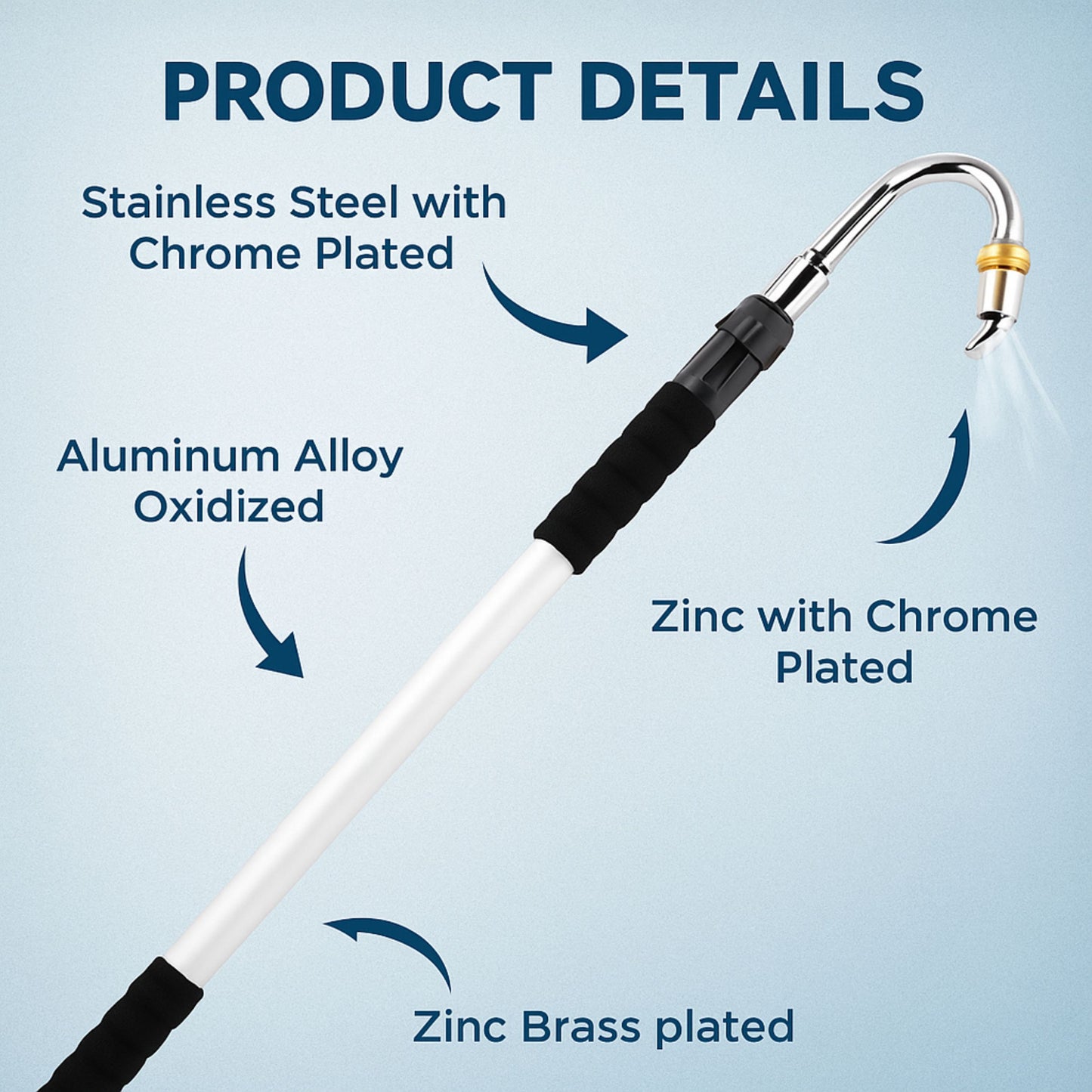 Better Gardens™ Telescopic Gutter Cleaner + FREE Brush