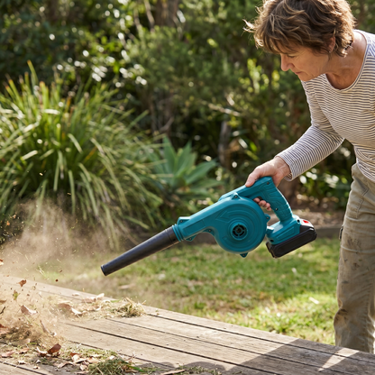 BetterGardens™ Electric Leaf Blower Kit + 2 Free Batteries