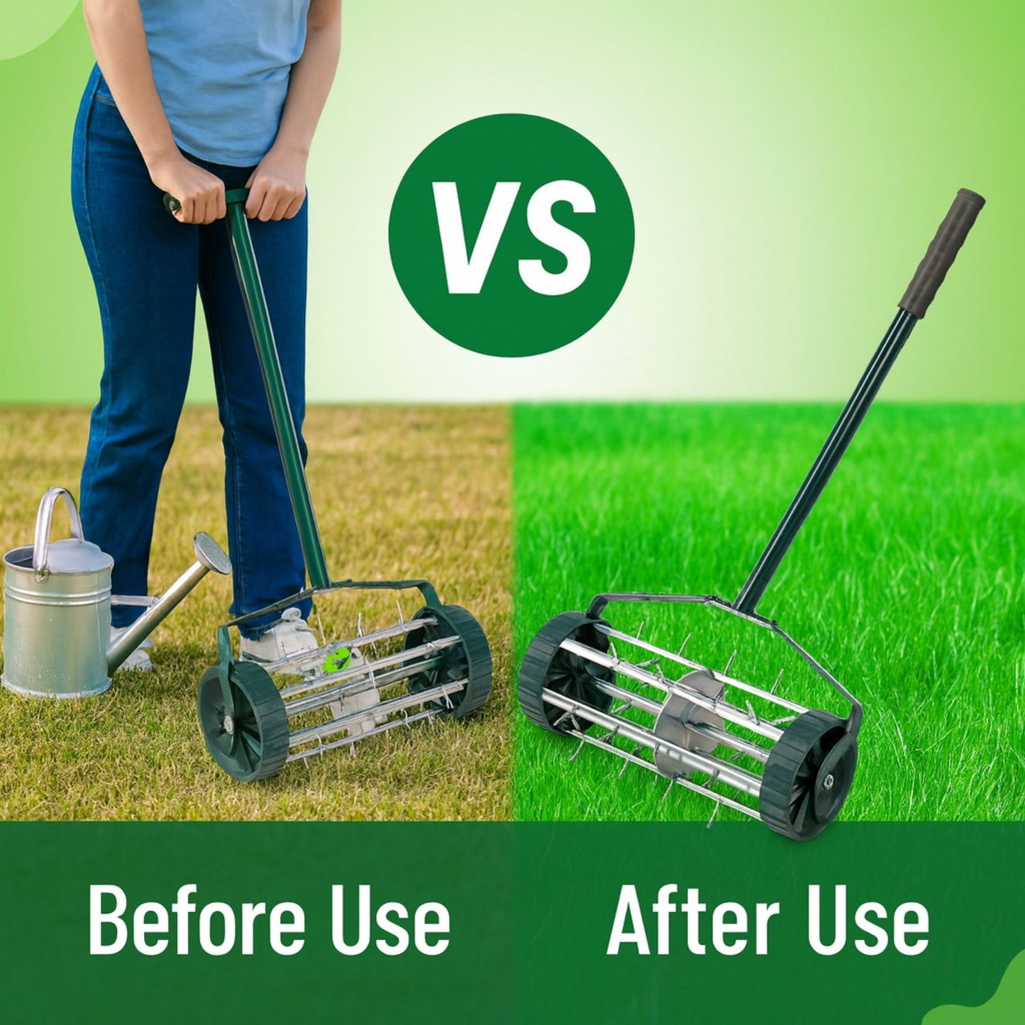 BetterGardens™ Rolling Lawn Aerator