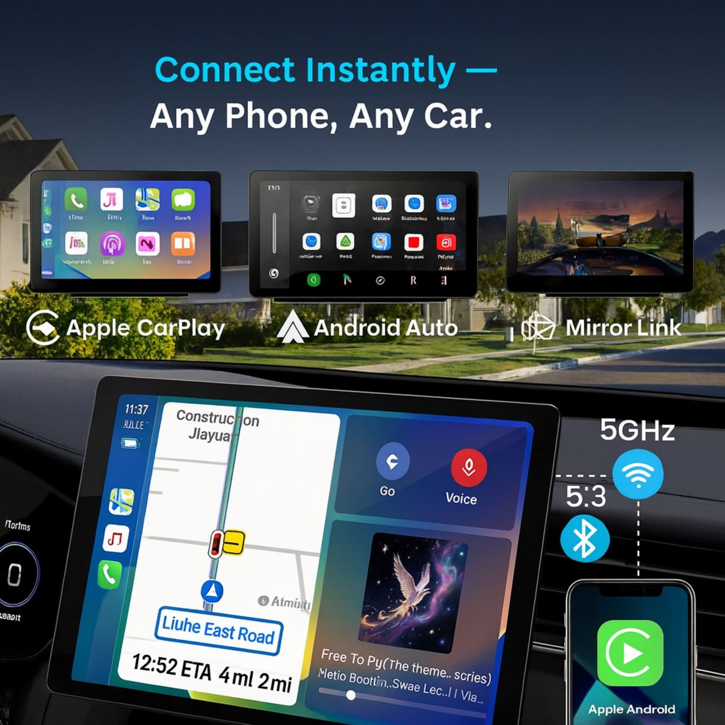 Better Gardens™ CarPlay Ultra Max - FREE Reverse Camera