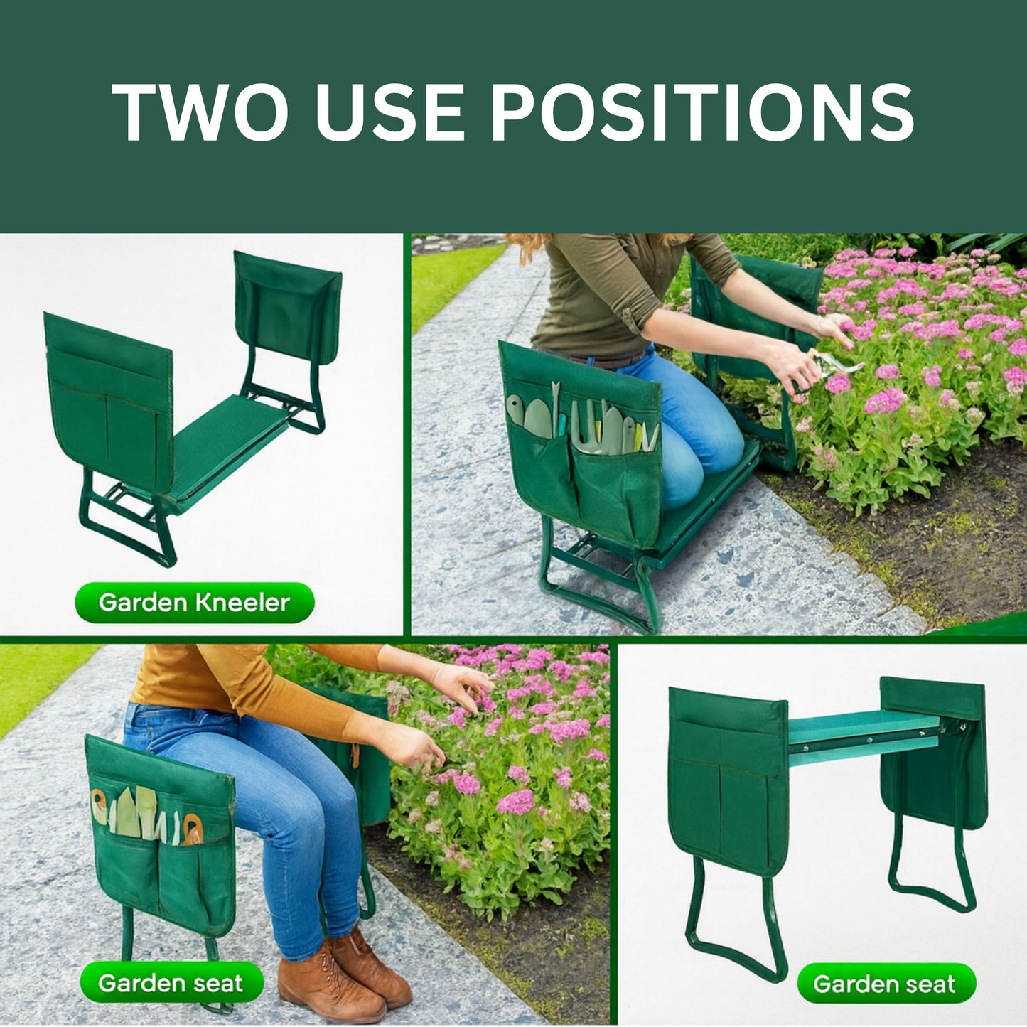 Better Gardens™ 3-in-1 Garden Kneeler