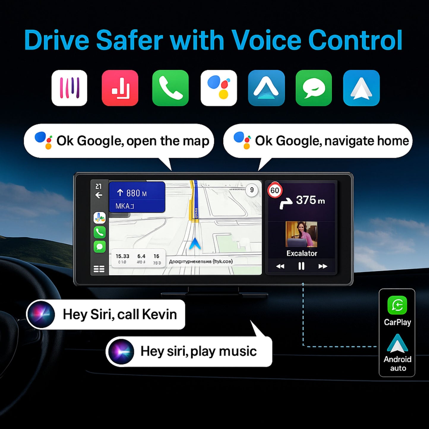 Better Gardens™ CarPlay Ultra Max - FREE Reverse Camera