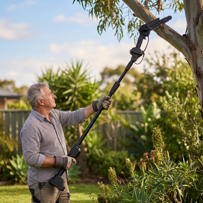 Better Gardens™ Extendable 2-in-1 Mini Chainsaw Kit + 2 FREE Batteries