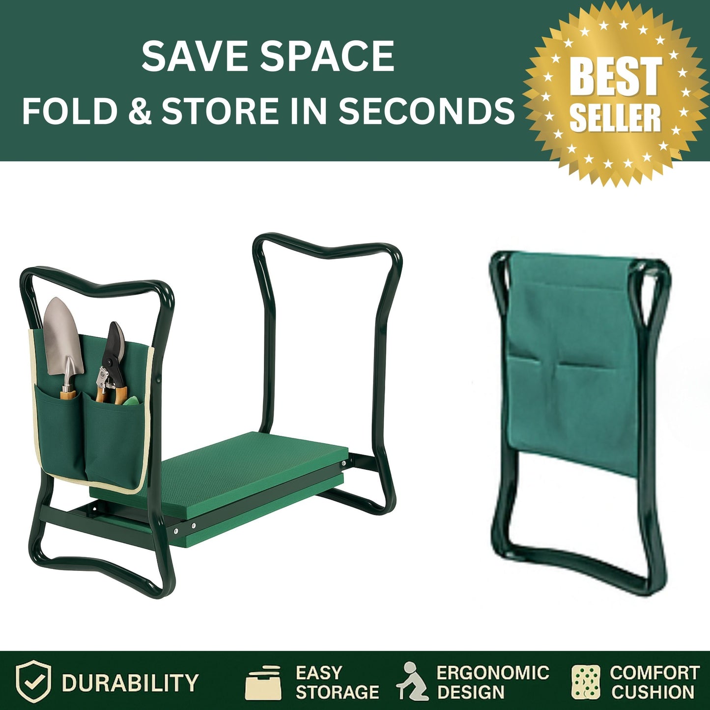 Better Gardens™ 3-in-1 Garden Kneeler