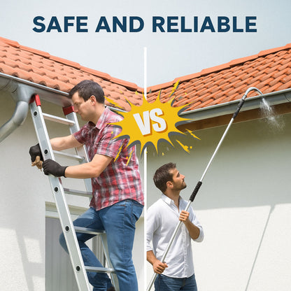 Better Gardens™ Telescopic Gutter Cleaner + FREE Brush