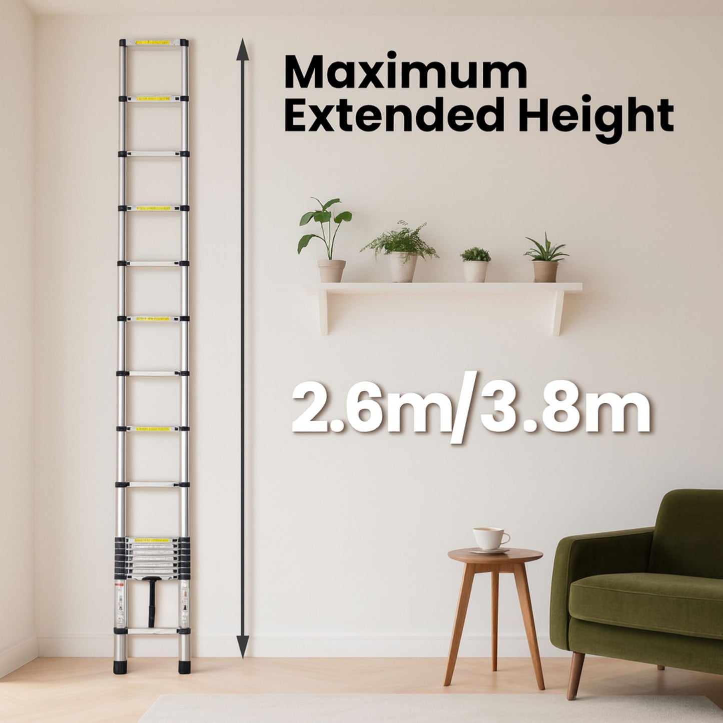 Better Gardens™ Extendable Easy Reach Ladder