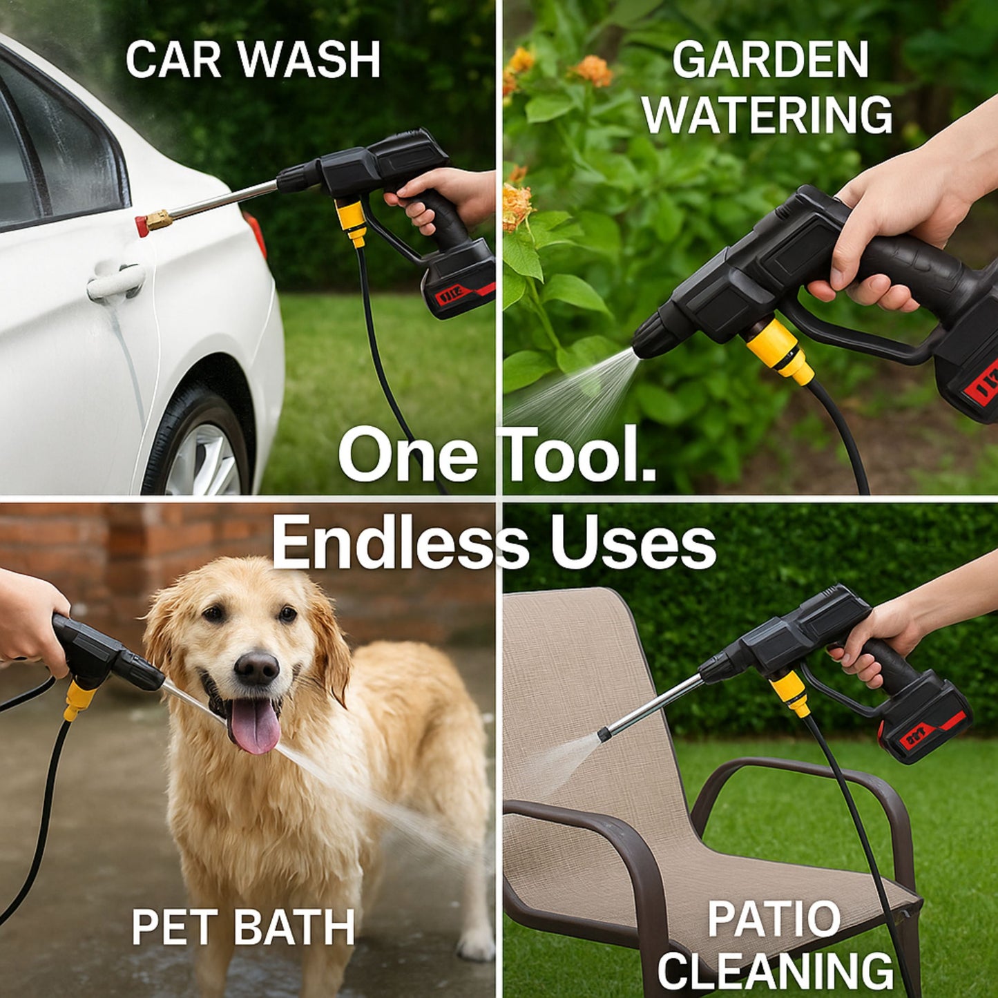 Better Gardens™ Pressure Washer Full Kit