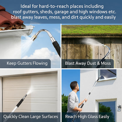 Better Gardens™ Telescopic Gutter Cleaner + FREE Brush