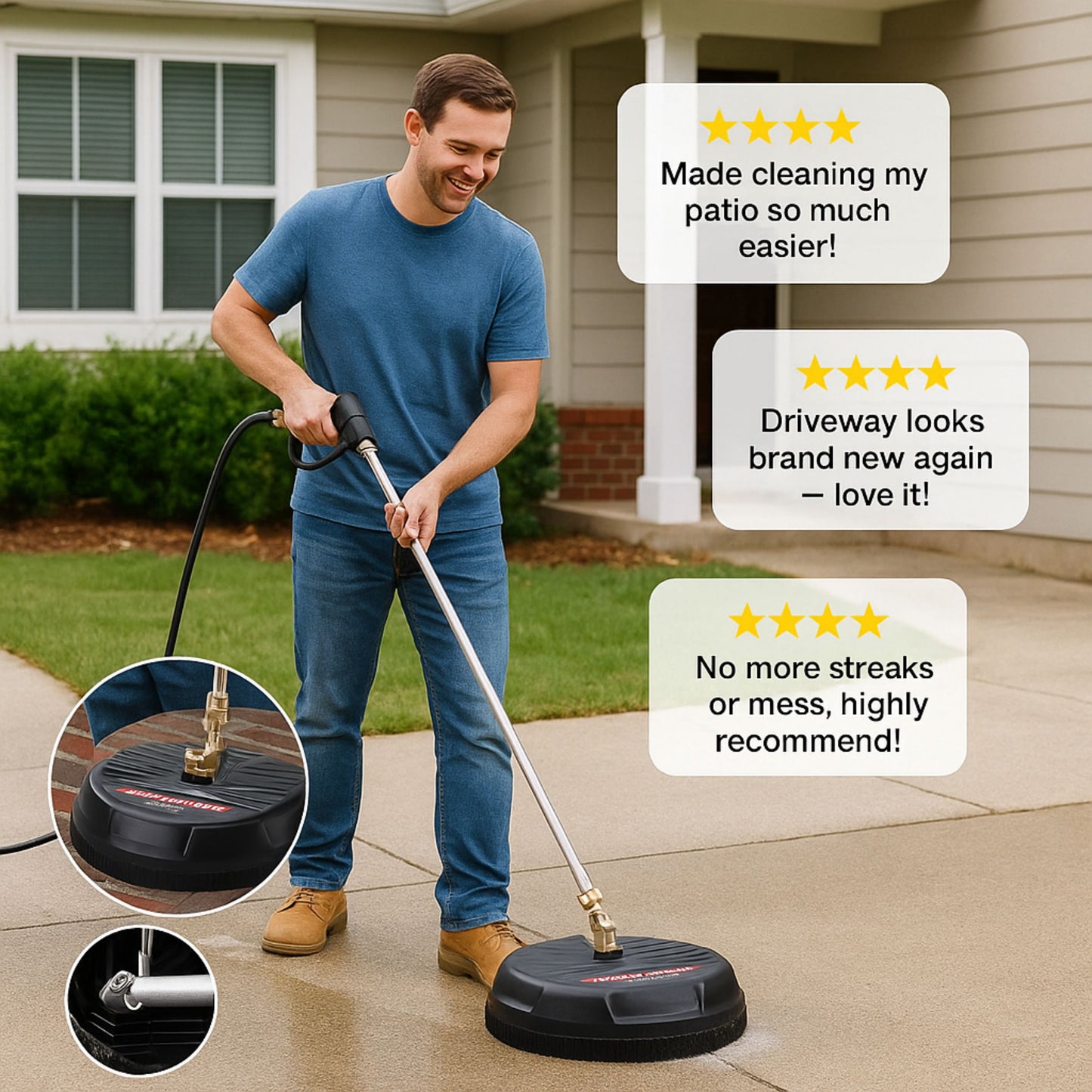 Better Gardens™ 15-Inch Pressure Washer