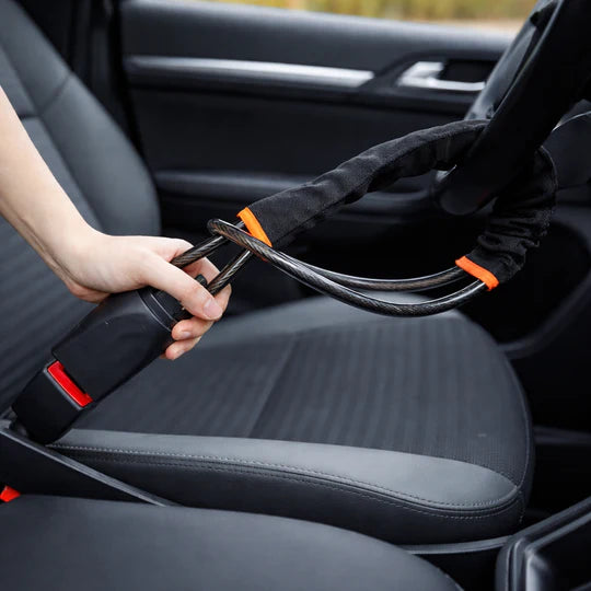 Better Gardens™ Steering Wheel Cable Lock