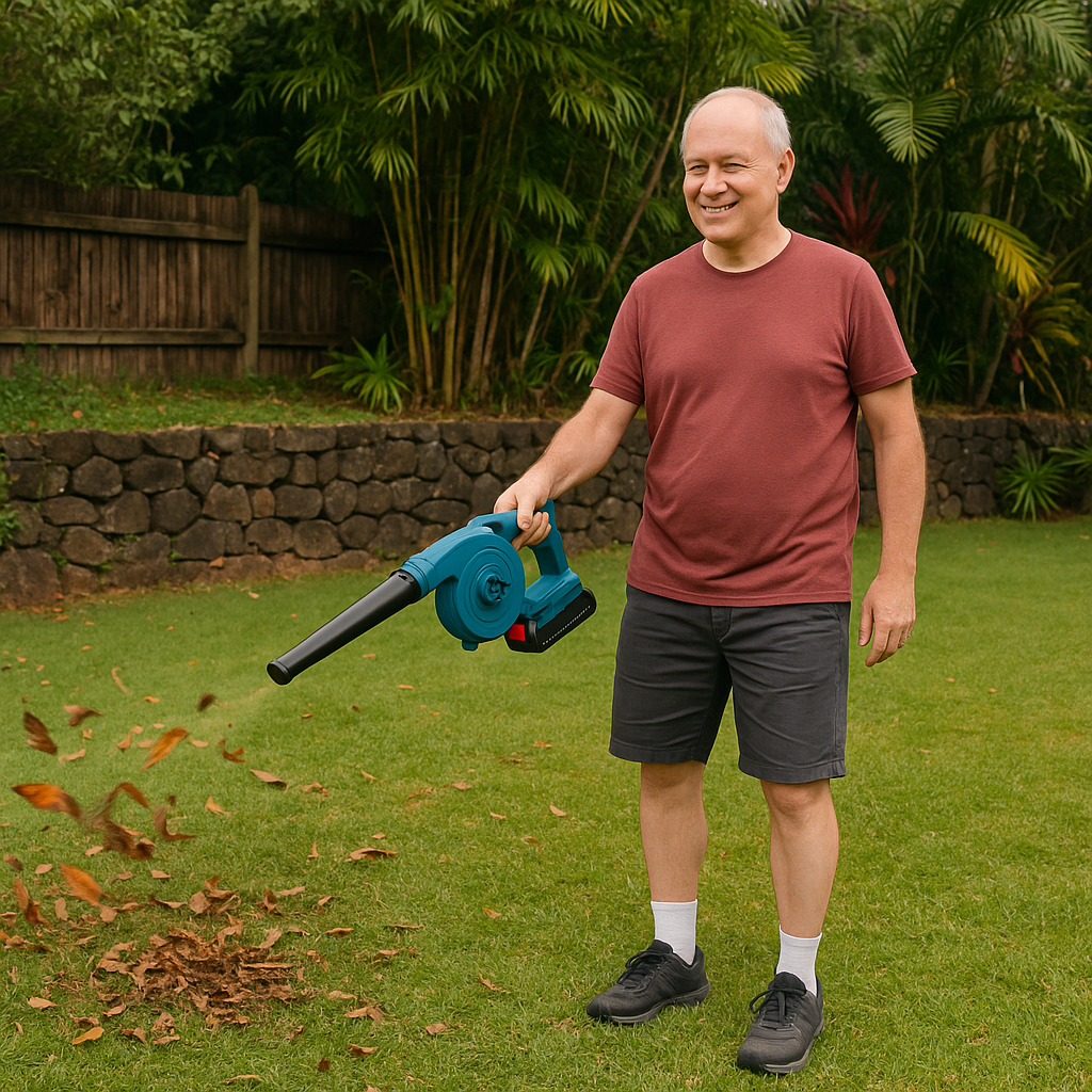 BetterGardens™ Electric Leaf Blower & Vacuum Kit + 2 Free Batteries