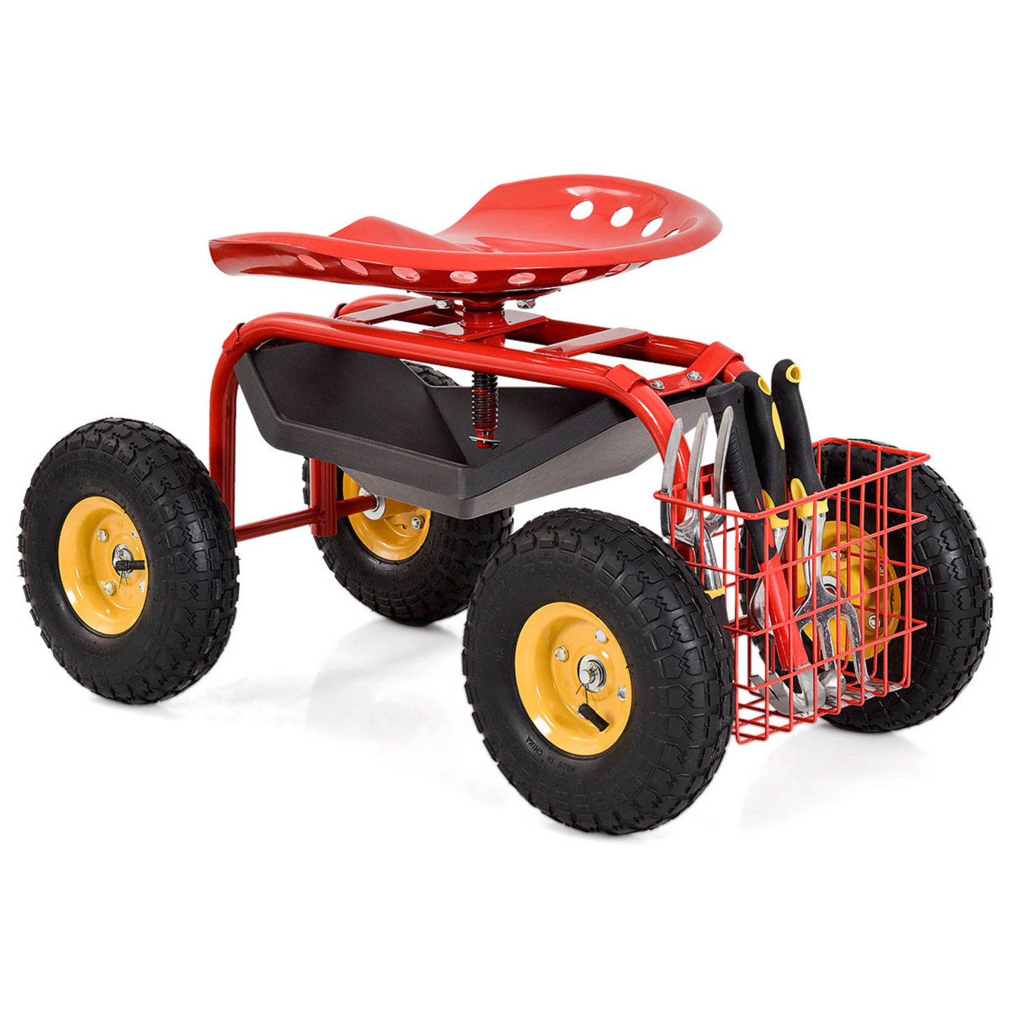 BetterGardens™ 360° Seated Garden Cart