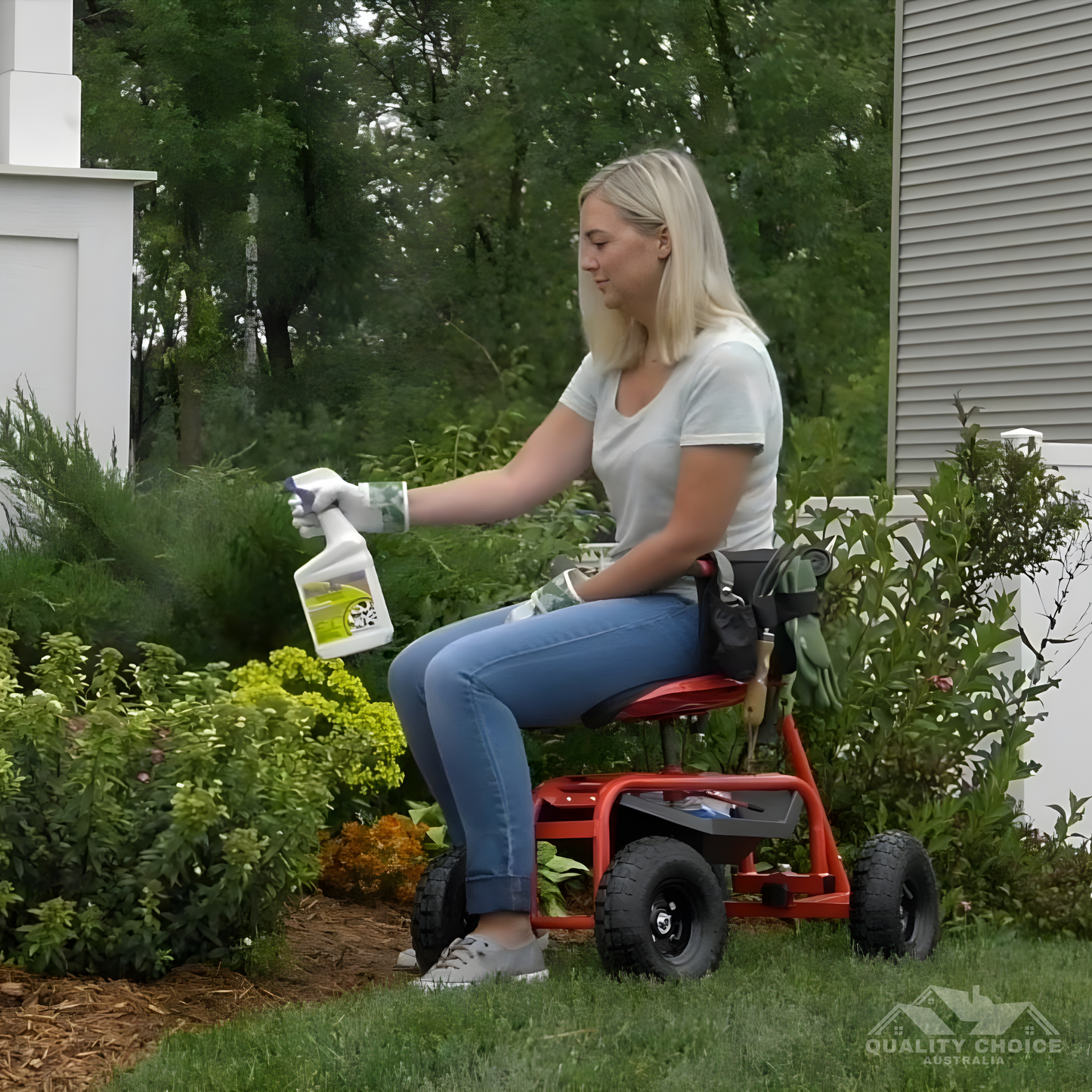 BetterGardens™ 360° Seated Garden Cart