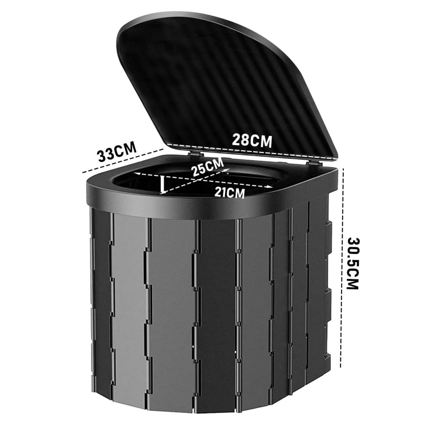 BetterGardens™ Foldable Camping Toilet