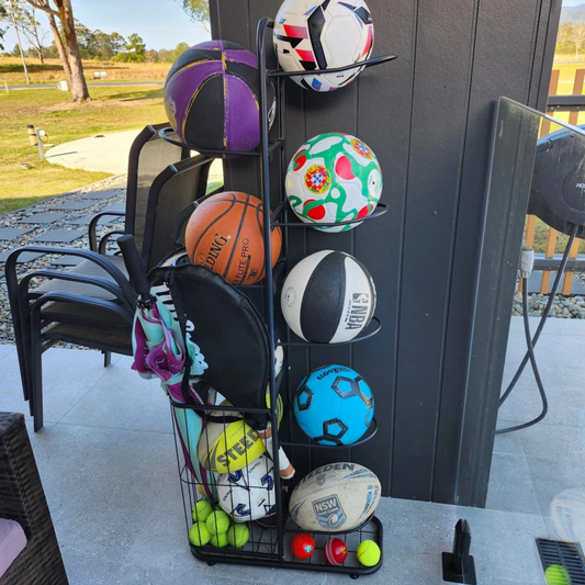 BetterGardens™ Aussie Sports Ball Rack