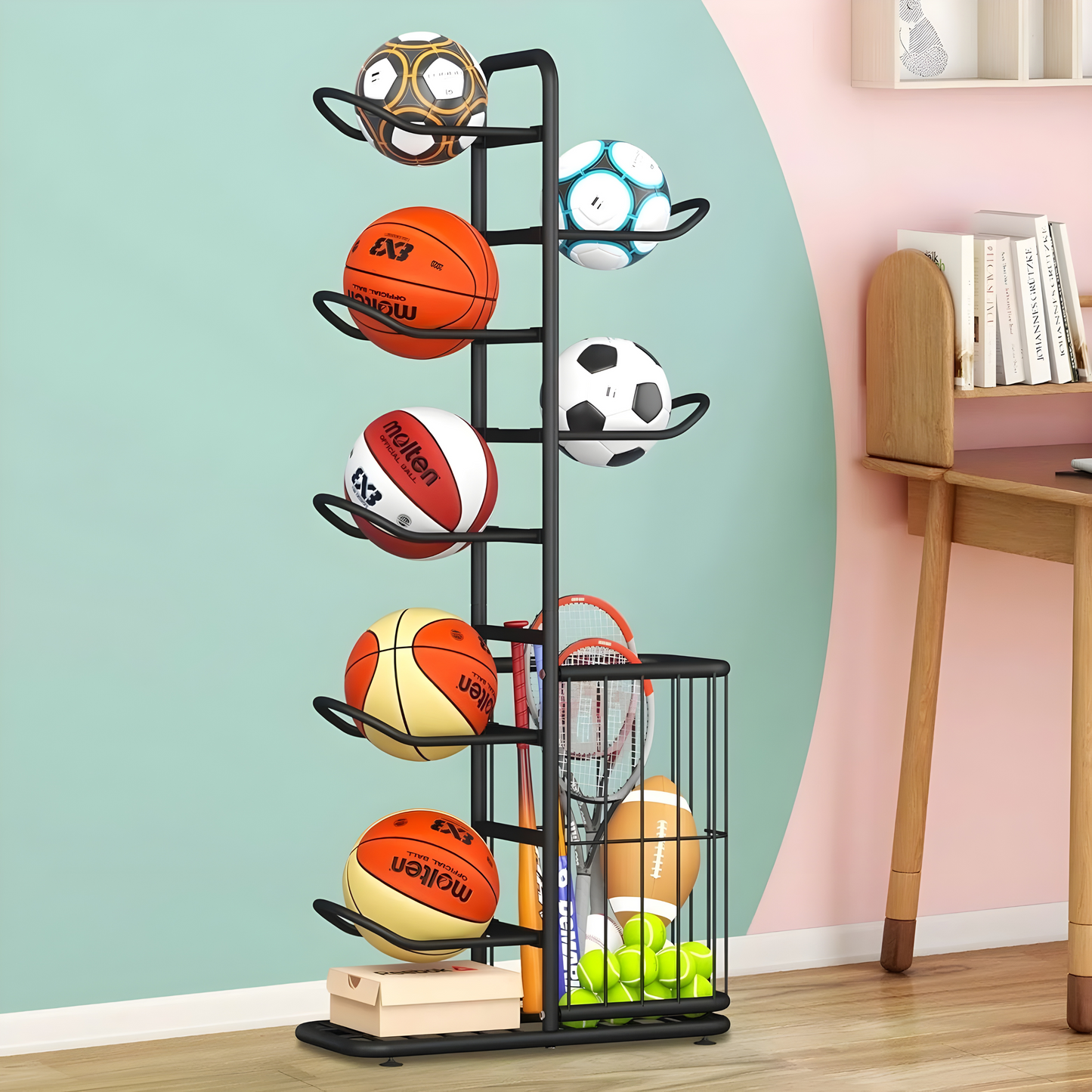 BetterGardens™ Aussie Sports Ball Rack