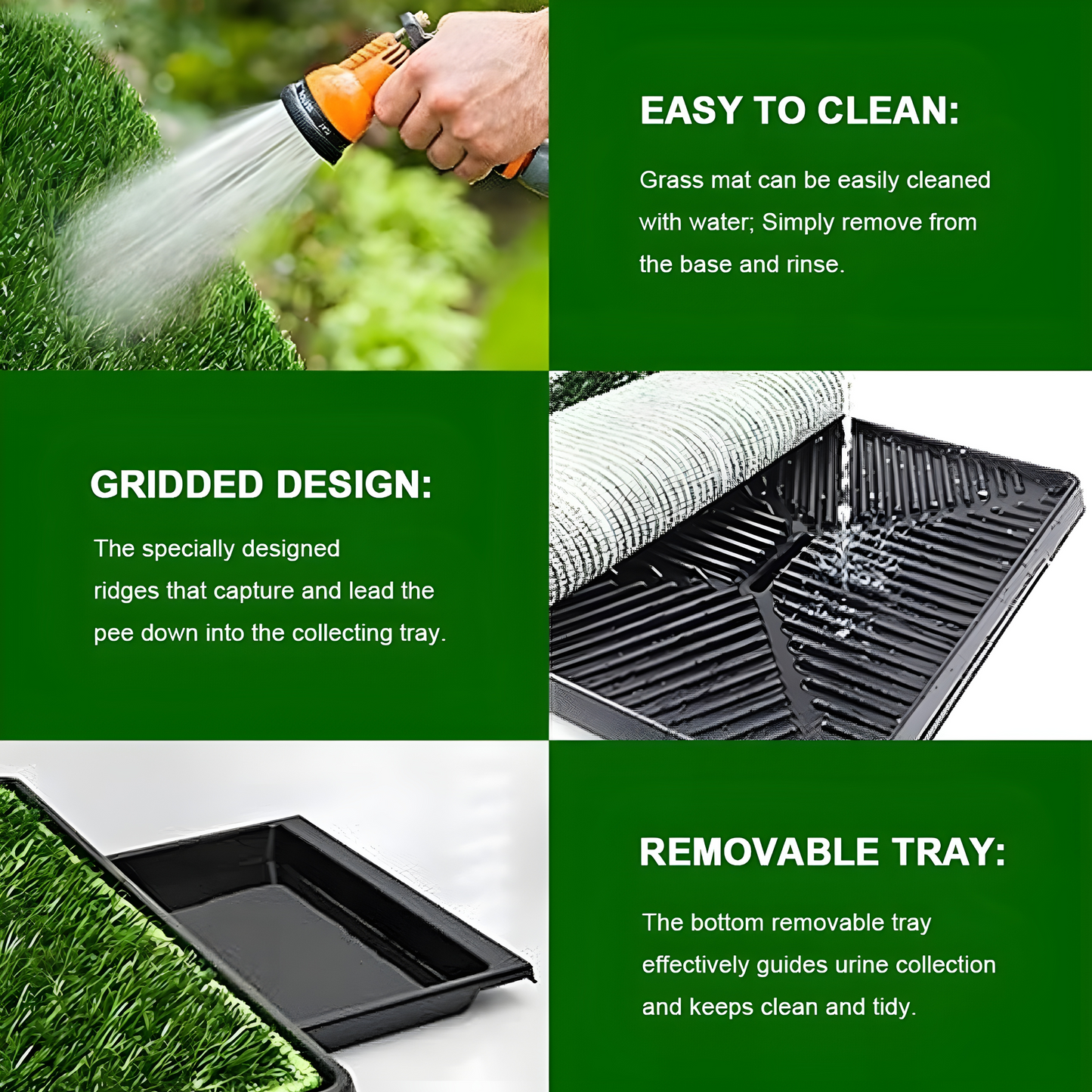 BetterGardens™ Grass Toilet Training Mat For Dogs