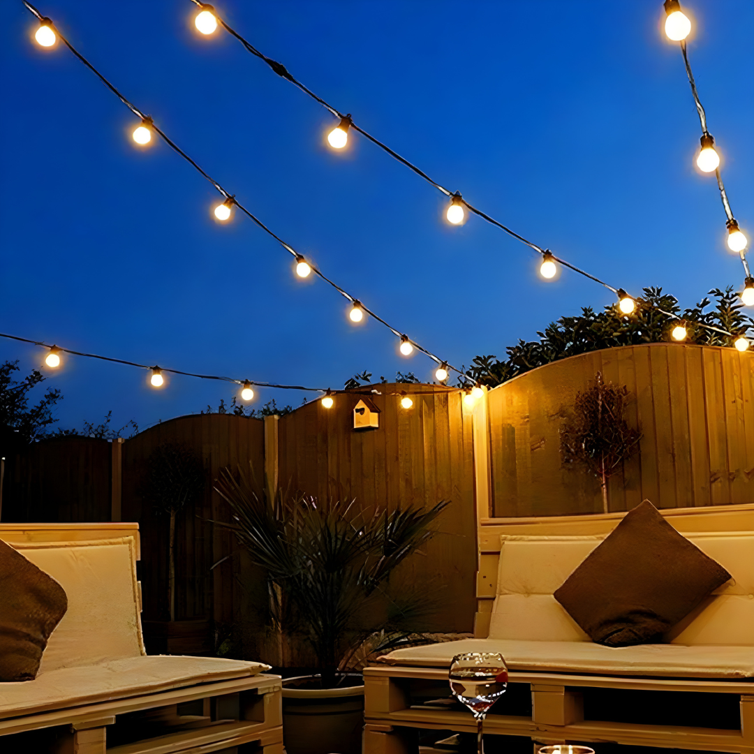 Better Gardens™ 20m Weather-Proof LED Festoon Lights
