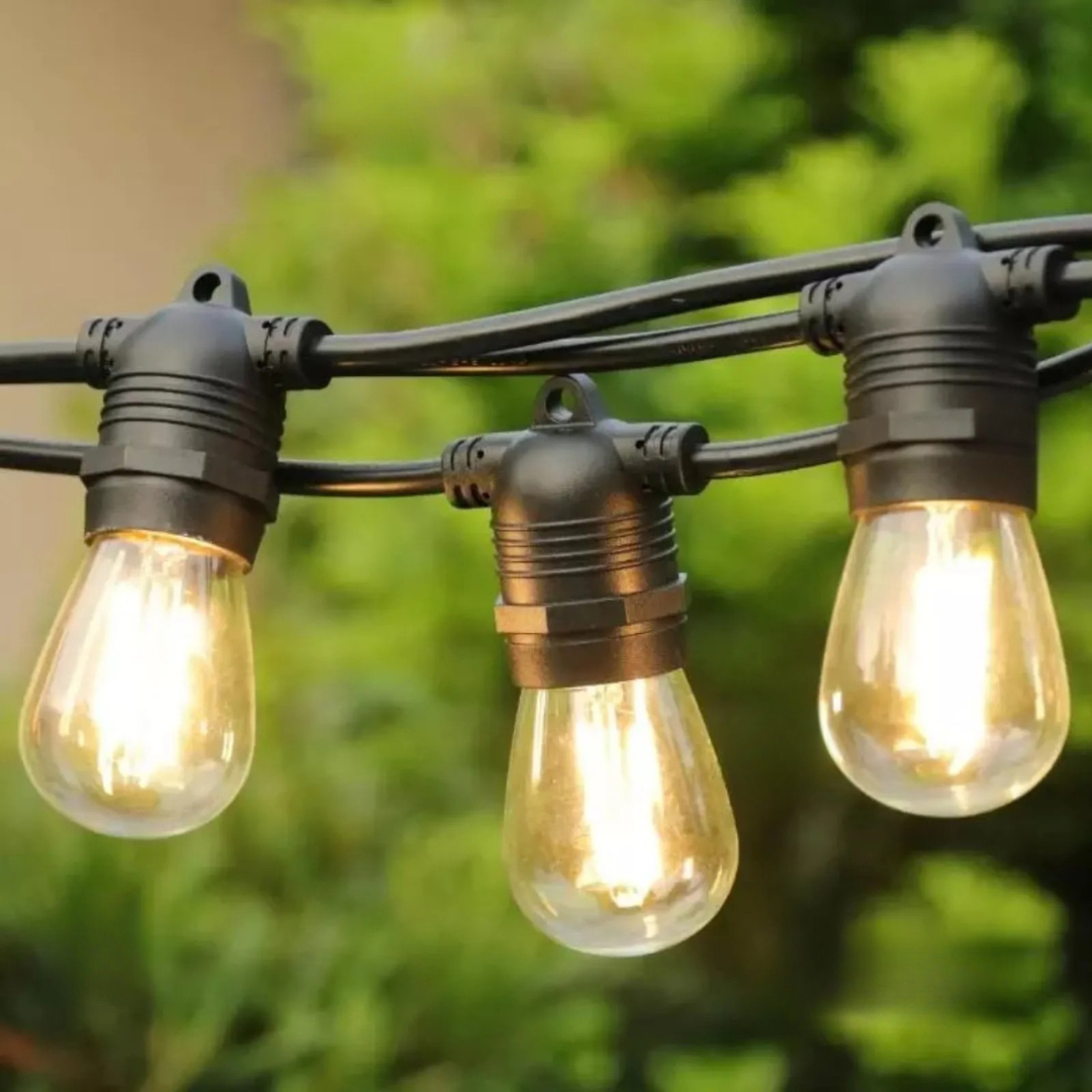 Better Gardens™ 20m Weather-Proof LED Festoon Lights