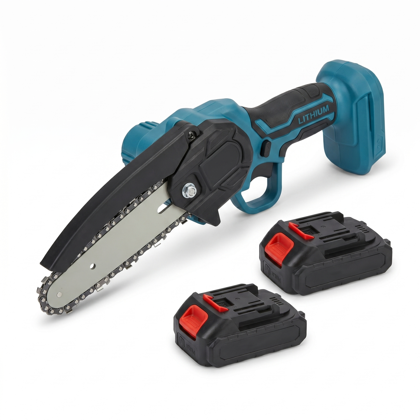 BetterGardens™ 6” Lightweight Mini Chainsaw Kit + 2 Free Batteries