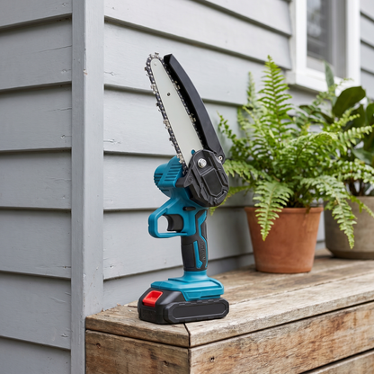 BetterGardens™ 6” Lightweight Mini Chainsaw Kit + 2 Free Batteries