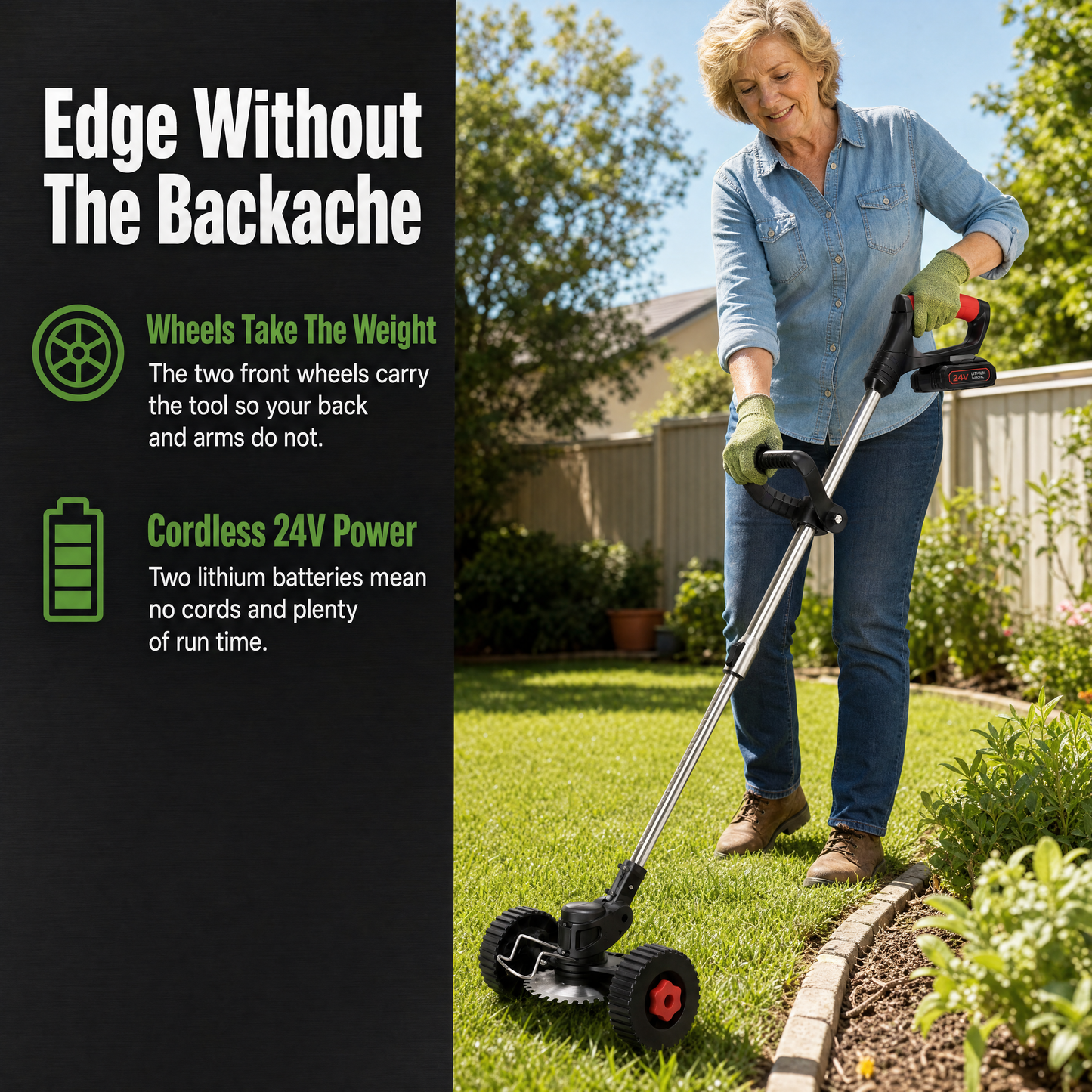 BetterGardens™ 3-in-1 Lawn Mower Kit